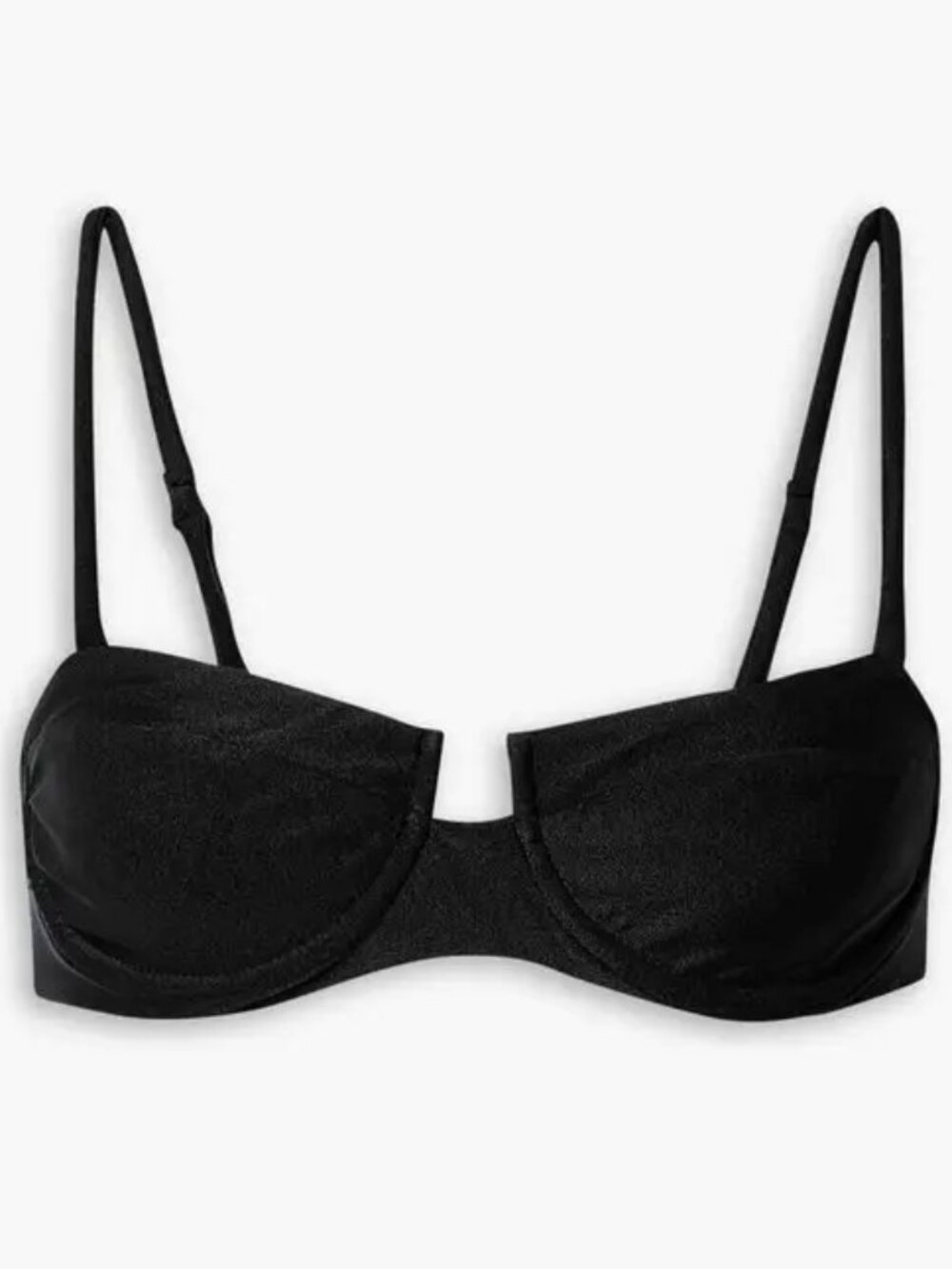 Classic and trendy Black Women's underwired Bikini Top